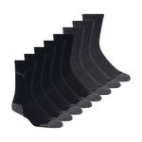 PUMA Men's Crew Sock, 8-pair - Picture 2 of 3